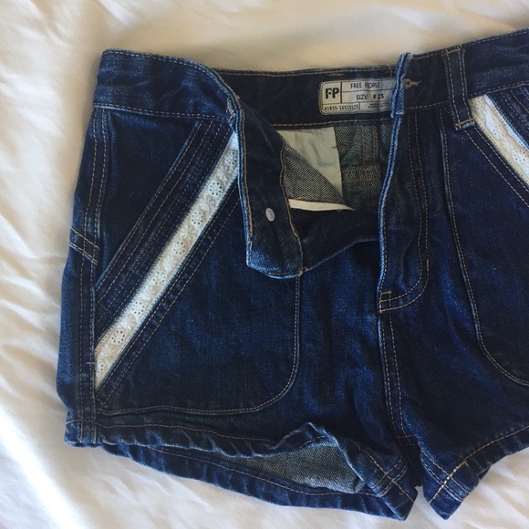3 FOR $30 Free People Demin and Lace Shorts